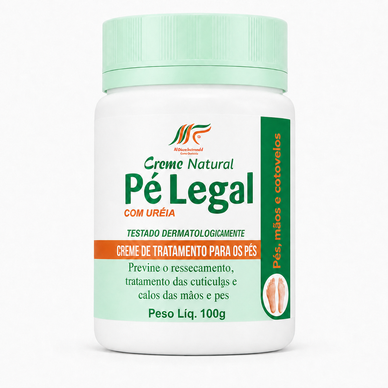 Creme Hidratante Pé Legal com Ureia 100g – Pés e Cotovelos