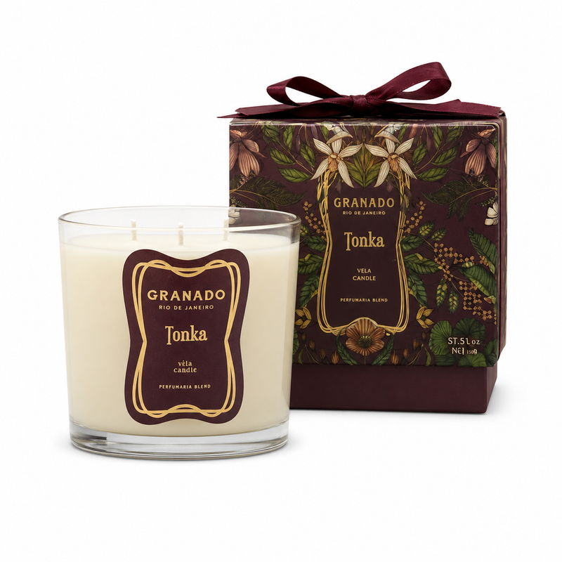 Vela Perfumada Granado Tonka 780g – Aroma Envolvente